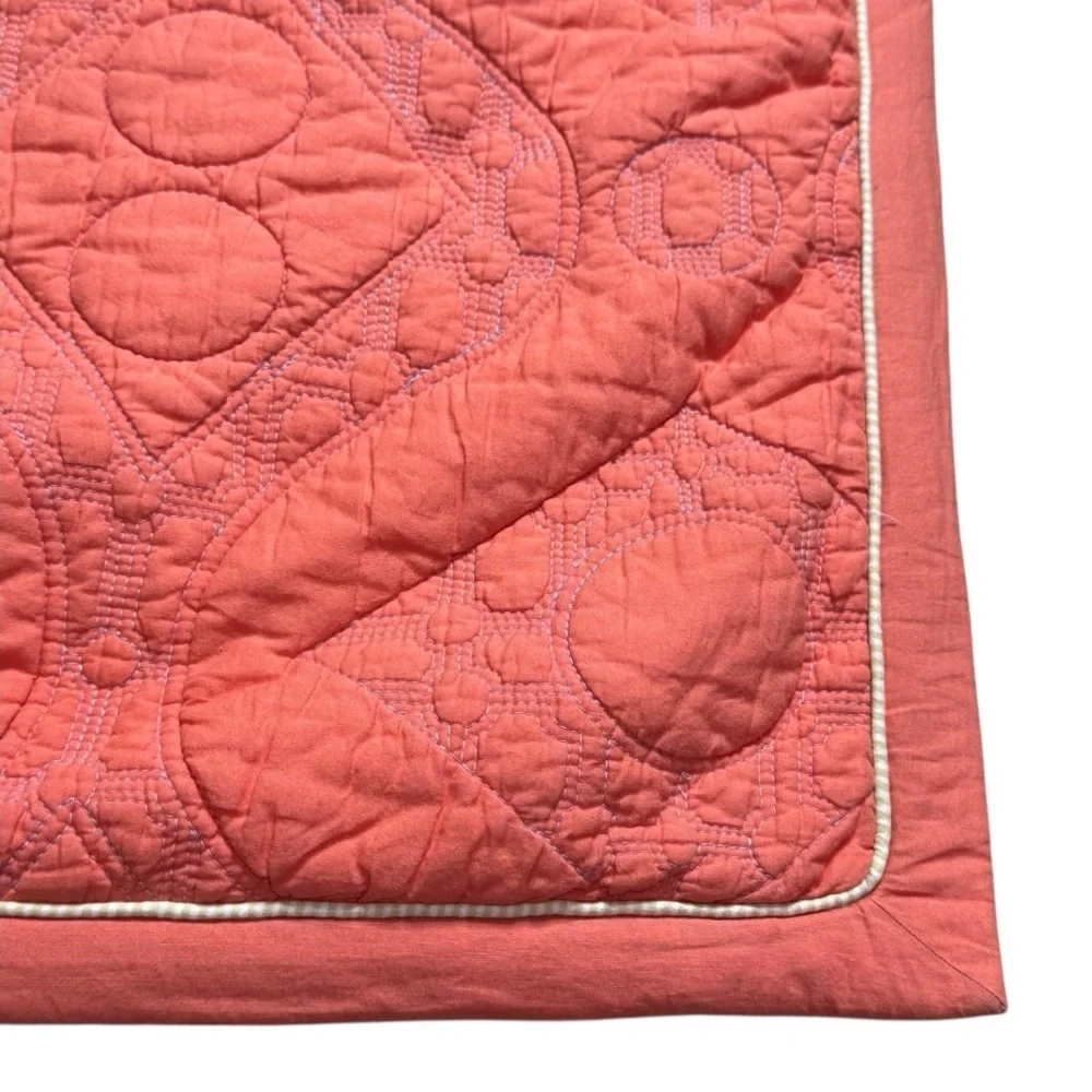 Anthropologie Cambridge Quilted Euro Pillow Sham 26” x 26” - Picture 3 of 9